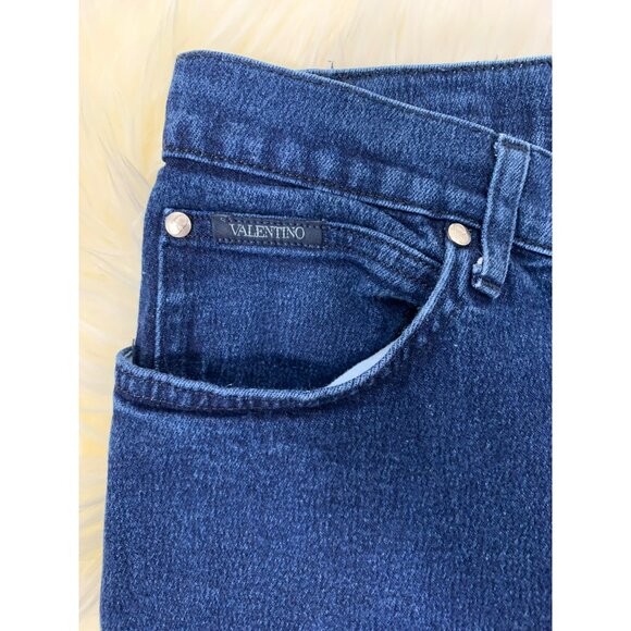 VTG Valentino Jeans 90s 2000s Blue Denim Straight Leg Sz 29 - Picture 8 of 9